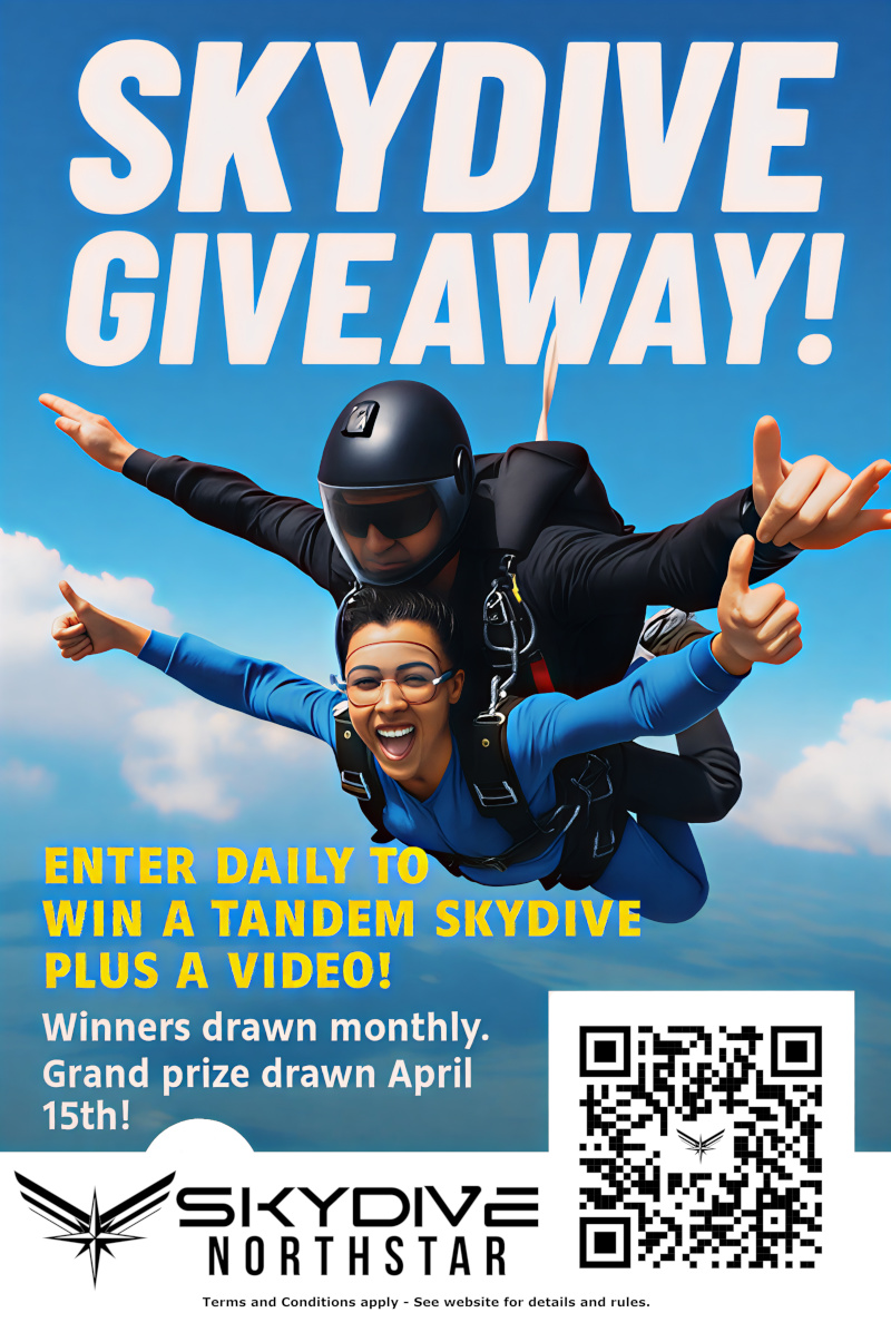 2026 Skydive Northstar Great Giveaway